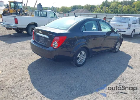 2012 Chevrolet Sonic 2Lt from USA, damaged, VIN 1G1JC5SH8C4123093